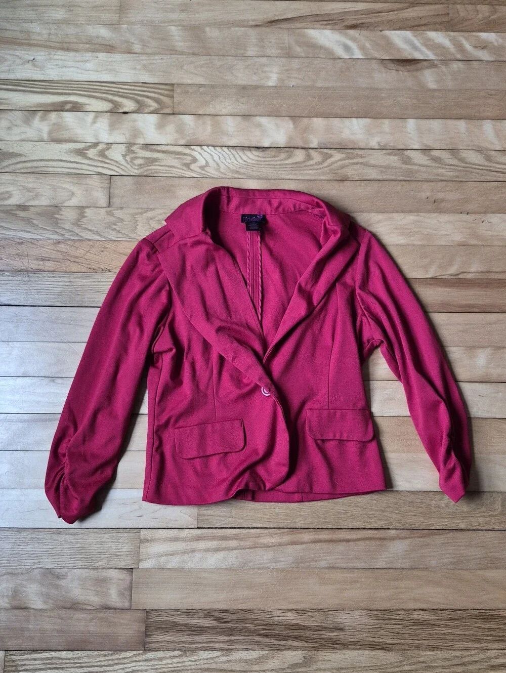 Flirtatious Red Blazer - Picture 2 of 9